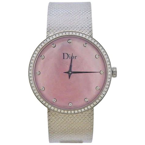 dior pink watch